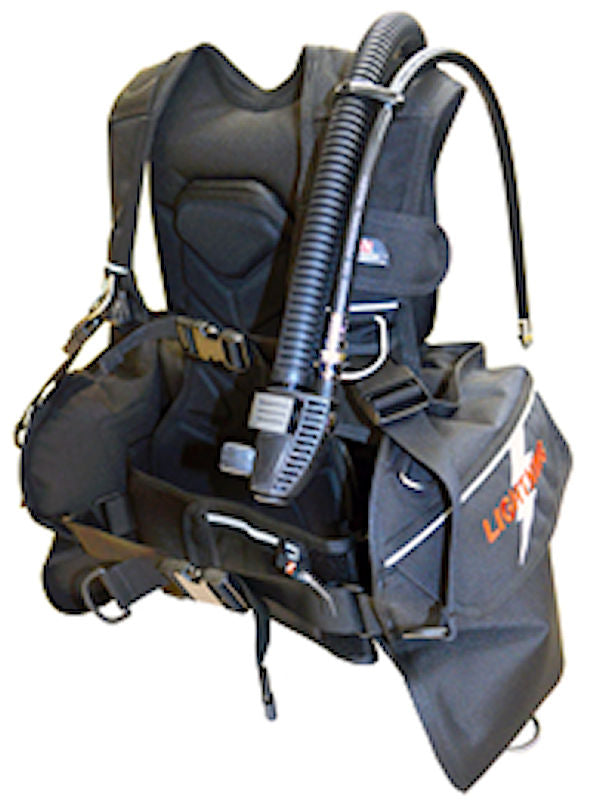 Lightning BCD Jacket | Lightweight Travel Scuba BCD | Adjustable Buoyancy Control