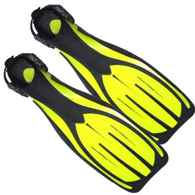 Typhoon Pro II Exceed Open Heel Fin Yellow M-L | Ex Display