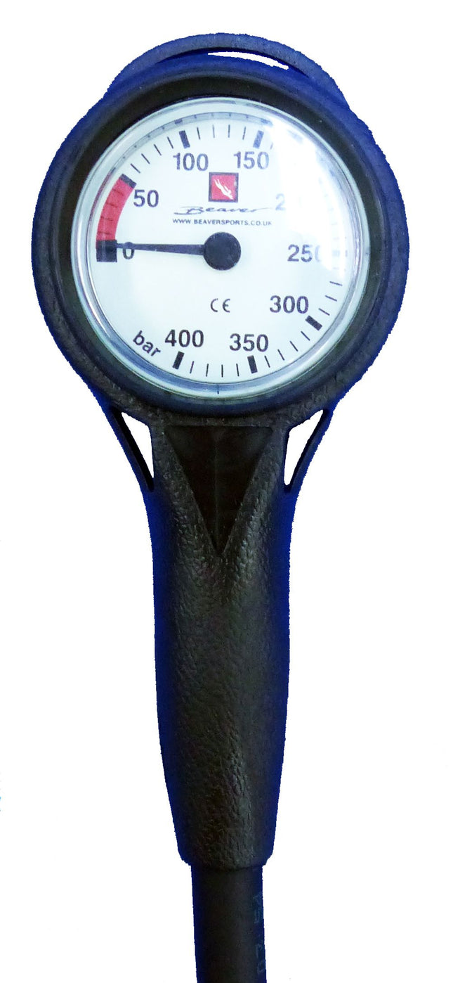 Observer 400 Bar Compact SPG Gauge | Scuba Pressure Gauge with 80cm Hose