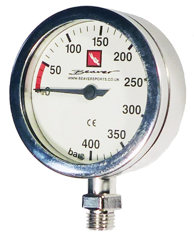 60mm 400 Bar SPG Capsule | Scuba Pressure Gauge Insert | Luminous Dial