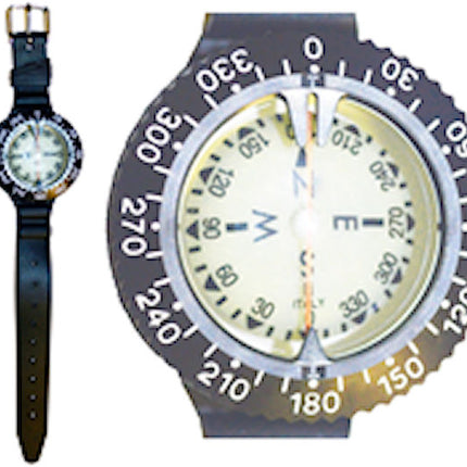 Polaris Wrist Compass | Scuba Diving Compass | Luminous Dial Navigation Tool
