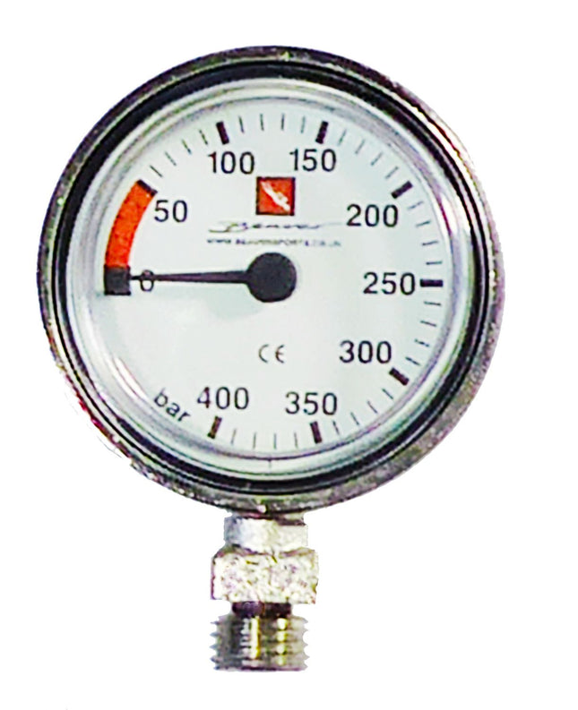 48mm 400 Bar SPG Capsule | Compact Scuba Pressure Gauge Insert | Luminous Dial