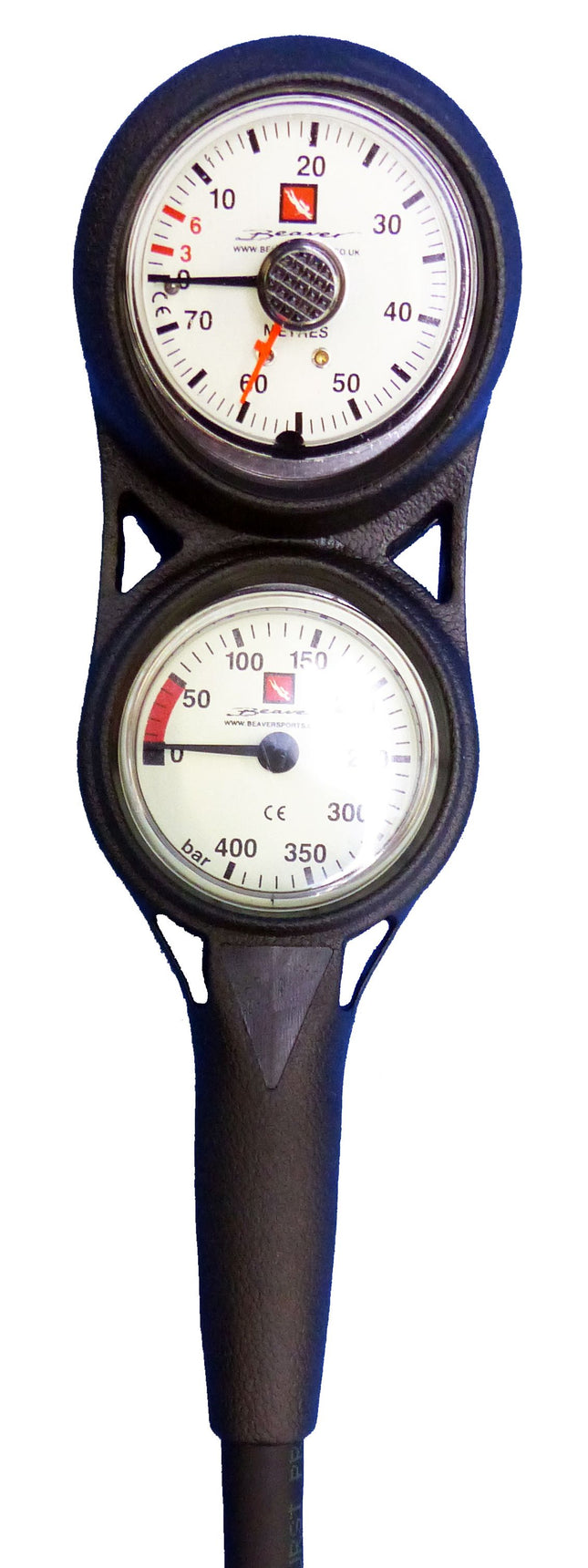 Surveyor Compact Twin Console | SPG & Depth Gauge | Lightweight Scuba Console