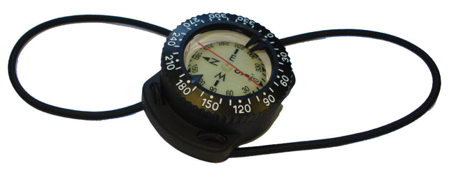 Wayfarer Wrist Compass with Bungee | Scuba Diving Compass | Luminous Dial