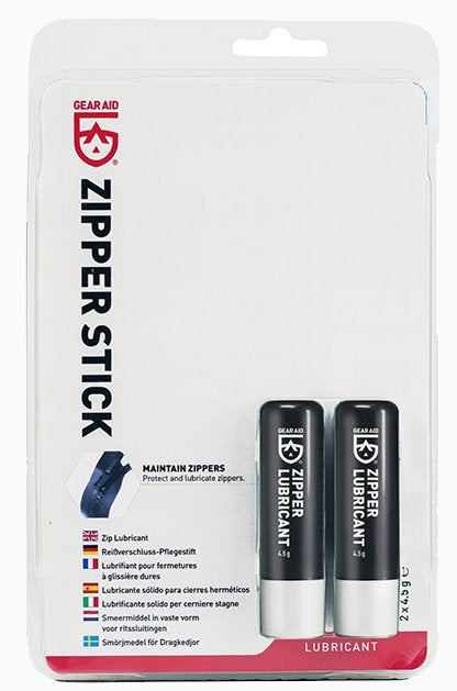 Gear Aid Zipper Stick Lubricant 2x4.5g | Zip Tech Wetsuit & Drysuit Care