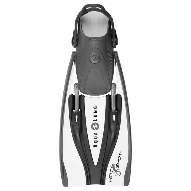 Aqua Lung Hotshot Fins Large White | Lightweight Travel Fin | Ex Display