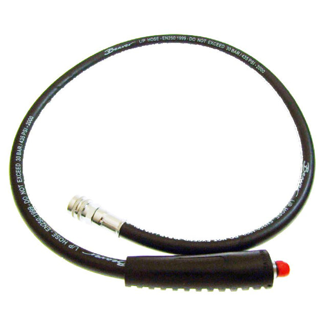 36" BCD Inflator Hose Black | 91cm LP Hose | Quick Release 3/8" UNF