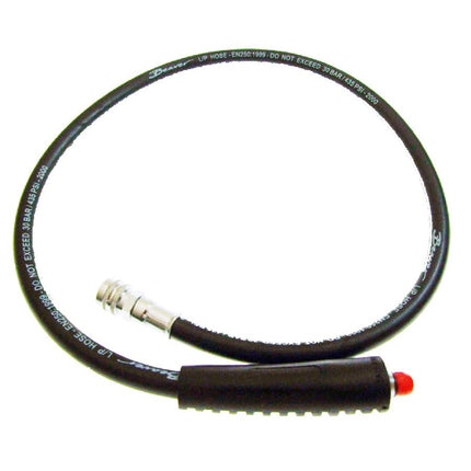 24" BCD Inflator Hose Black | 61cm LP Hose | Quick Release 3/8" UNF