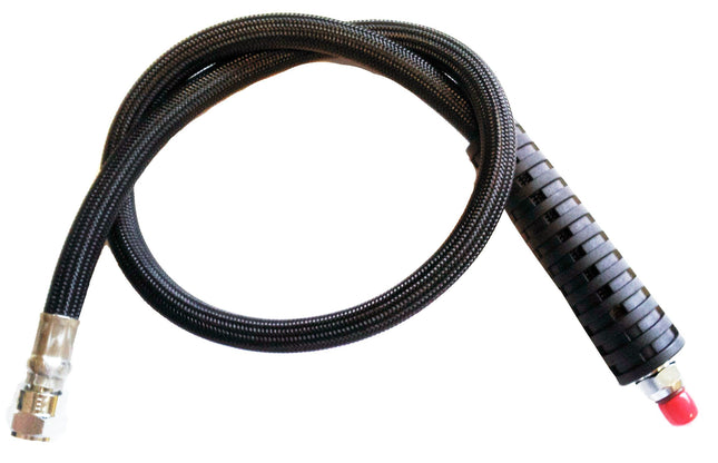 FlexLite 29" Regulator Hose Black | 75cm LP Scuba Hose | Ultra Flexible Braided