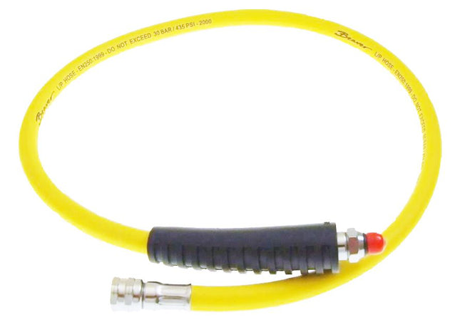 Octopus Hose Yellow 36" | 91cm LP Regulator Hose | High Visibility with Swivel