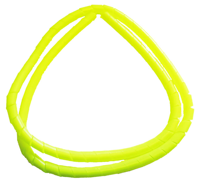 Yellow Spiral Hose Wrap | Scuba Hose Protector | High Visibility Cable Wrap