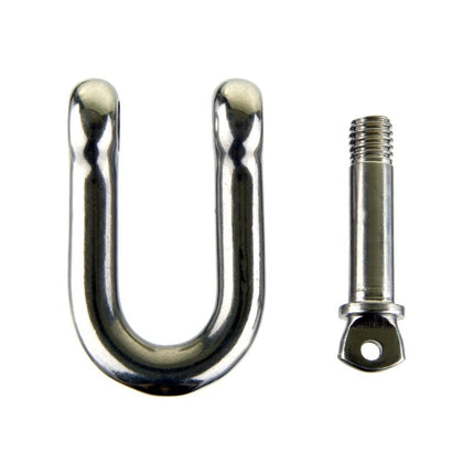 Hydrotech Stainless Steel D Shackle 60mm | Heavy Duty 10mm Euro Type Shackle