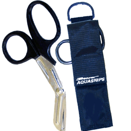Aquasnip Dive Shears | Stainless Steel Line Cutter with Sheath & Mounting Options