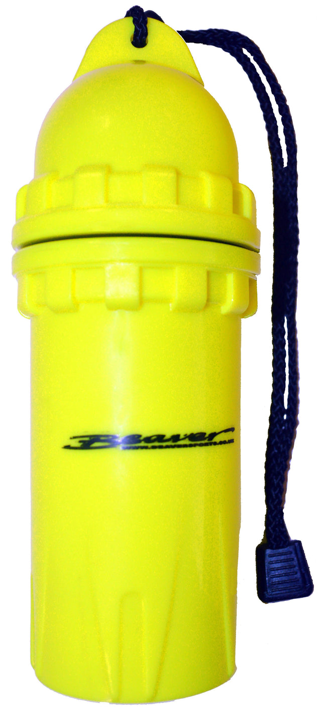 Yellow Dry Canister 18cm | Waterproof Storage Tube | Dive & Boat Essentials