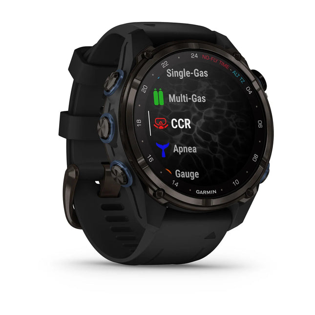 Garmin Descent Mk3i 43mm Carbon Grey DLC Titanium & Black Silicone Band
