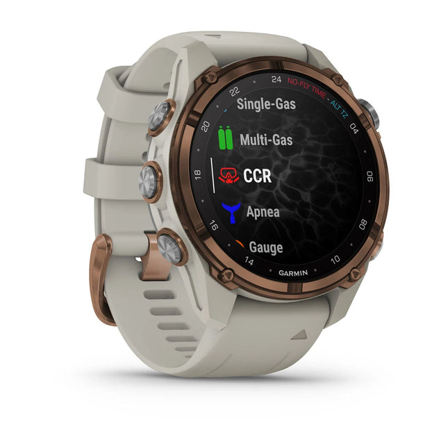 Garmin Descent Mk3i 43mm Bronze PVD Titanium & French Grey Silicone Band