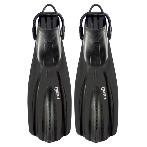Mares Superchannel Fins Small Black | Ex Display