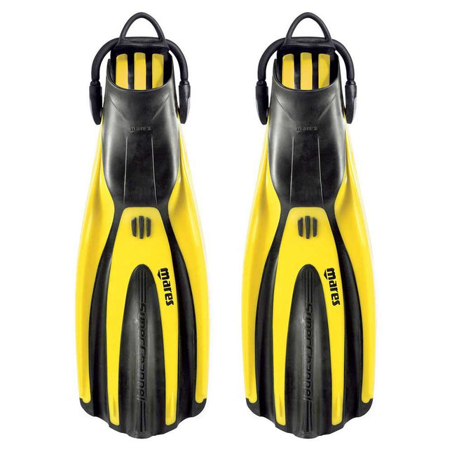 Mares Superchannel Fins Yellow | Ex Display