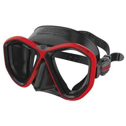 Seac Symbol Diving Mask Narrow Fit | Twin Lens Tempered Glass