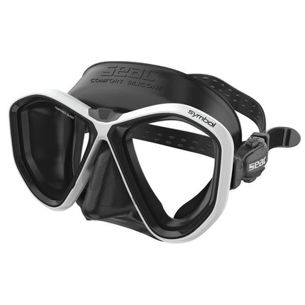 Seac Symbol Diving Mask Narrow Fit | Twin Lens Tempered Glass