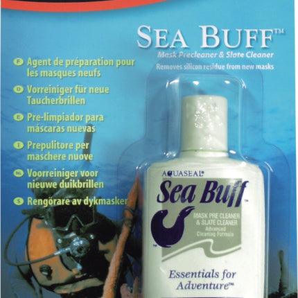 Gear Aid Sea Buff Cleaner 37ml | Dive Mask Pre-Cleaner & Lens Prep