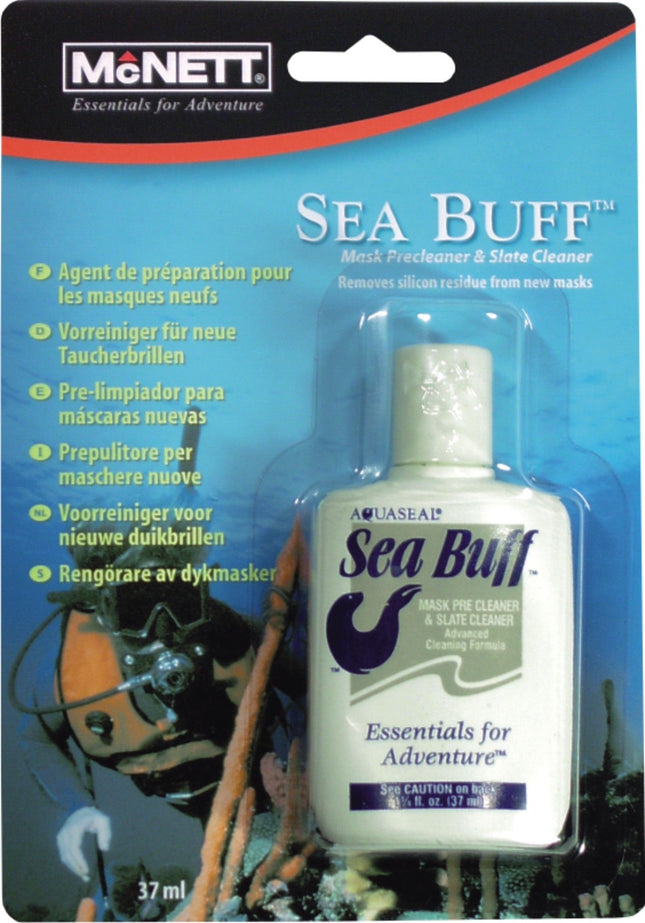 Gear Aid Sea Buff Cleaner 37ml | Dive Mask Pre-Cleaner & Lens Prep