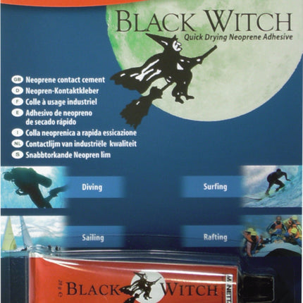 Gear Aid Black Witch Neoprene Cement 28ml | Fast Repair Wetsuit Adhesive