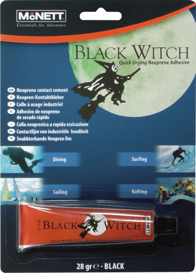 Gear Aid Black Witch Neoprene Cement 28ml | Fast Repair Wetsuit Adhesive