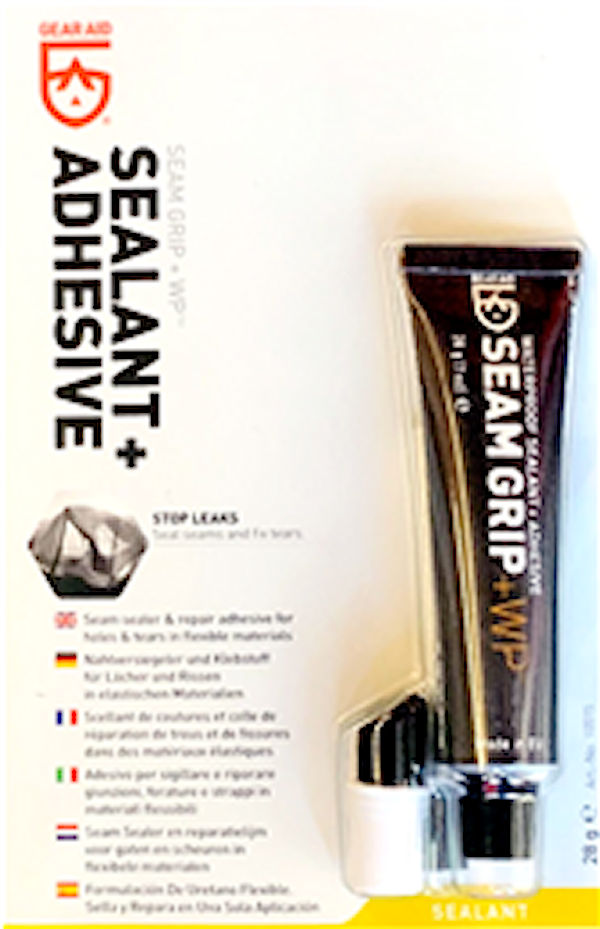 Gear Aid Seam Grip WP 28g | Waterproof Adhesive | Seam Sealer & Repair Glue
