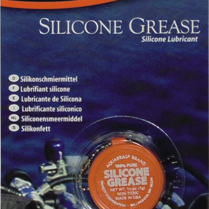 Gear Aid Silicone Grease 7ml | O-Ring Lubricant | Scuba Equipment Maintenance