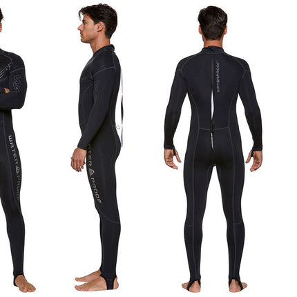 Waterproof NeoSkin 1mm Wetsuit Mens | Superstretch Full Suit Diving Skin