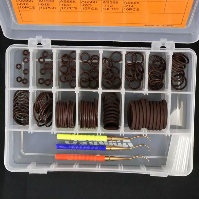 Aquatec OK-300T Viton O-Ring Kit with Tools | 140 Piece Scuba Regulator Seal Set