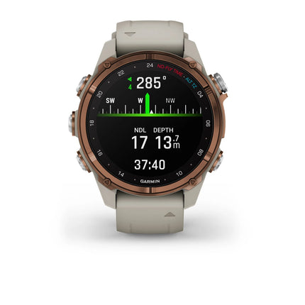 Garmin Descent Mk3i 43mm Bronze PVD Titanium & French Grey Silicone Band