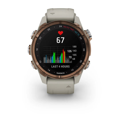 Garmin Descent Mk3i 43mm Bronze PVD Titanium & French Grey Silicone Band