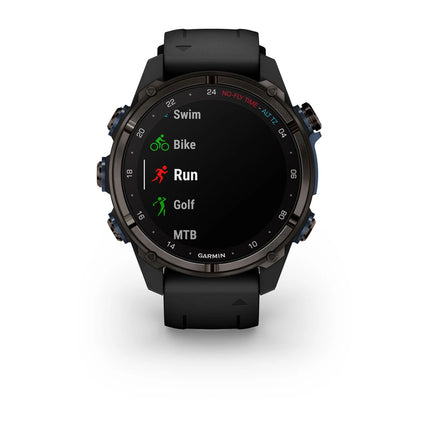 Garmin Descent Mk3i 43mm Carbon Grey DLC Titanium & Black Silicone Band