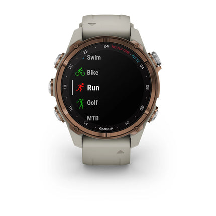 Garmin Descent Mk3i 43mm Bronze PVD Titanium & French Grey Silicone Band