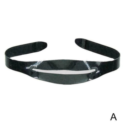 Universal Black Dive Mask Strap Replacement | Adjustable Snorkel & Scuba Mask Strap