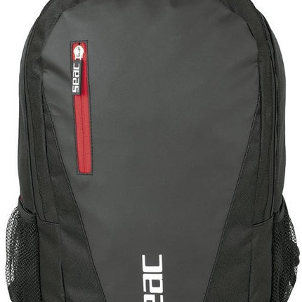 Seac Kuf Backpack Black/Red | Padded Laptop Compartment