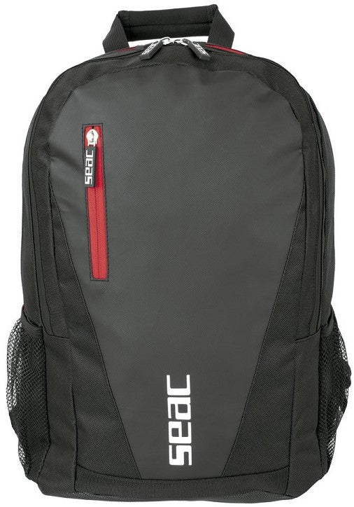 Seac Kuf Backpack Black/Red | Padded Laptop Compartment