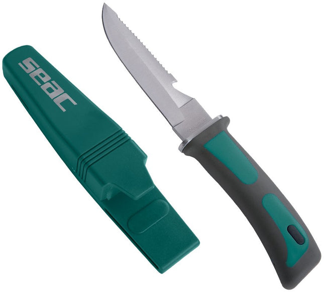 Seac Bat Green Dive Knife | 120mm AISI 420 Blade