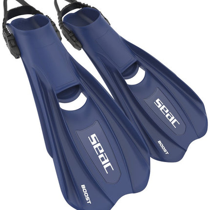 Seac Boost Blue Barefoot Diving Fins | Lightweight Travel