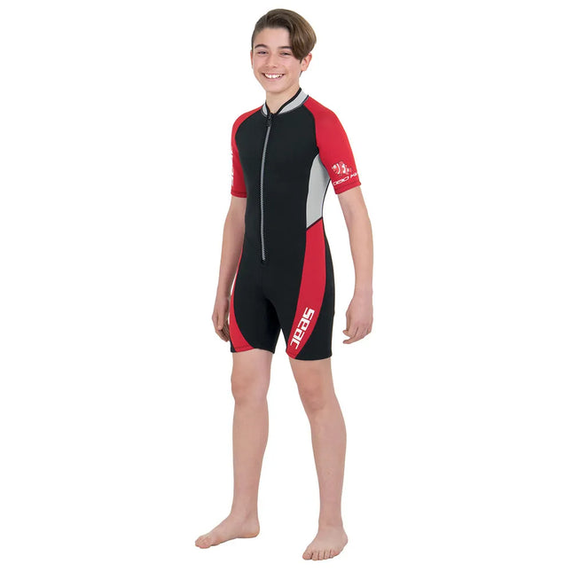 SEAC Ciao Kid 2.5mm Junior Shorty Wetsuit | Front Zip Kids Suit