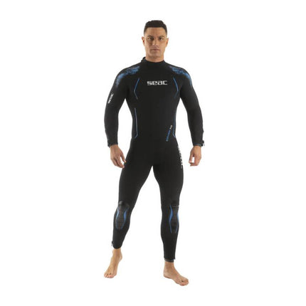 SEAC Cover 7mm Mens Wetsuit | Rear Zip Cold Water Dive Suit