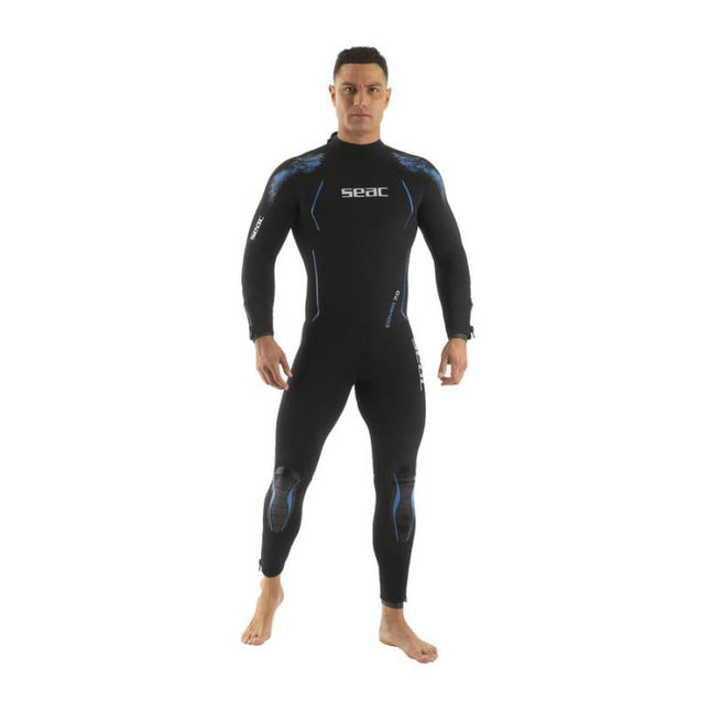 SEAC Cover 7mm Mens Wetsuit | Rear Zip Cold Water Dive Suit