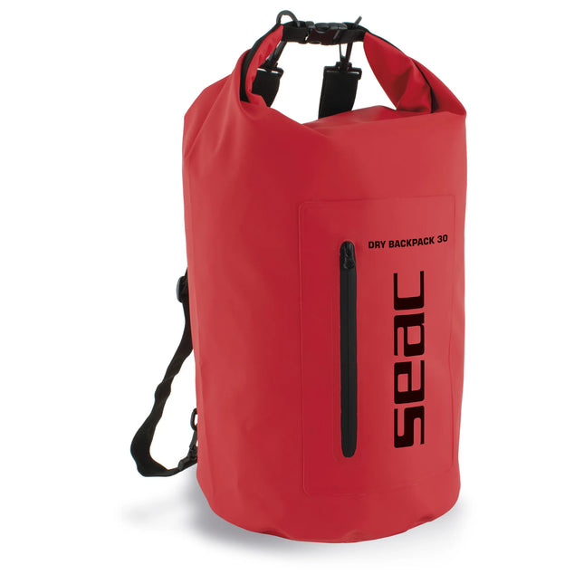 Seac Dry Bag Mate 30L Red | Waterproof Roll-Top Backpack