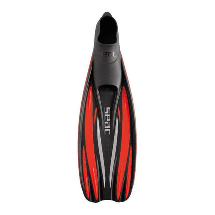Seac F-100 Pro Red Diving Fins | Full Foot