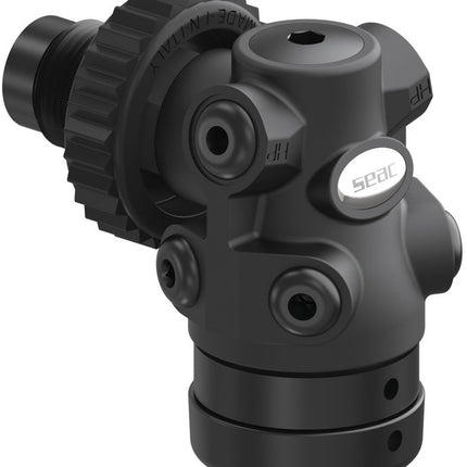 SEAC IT500 ICE 300 Bar DIN Black 1st Stage | Balanced Diaphragm