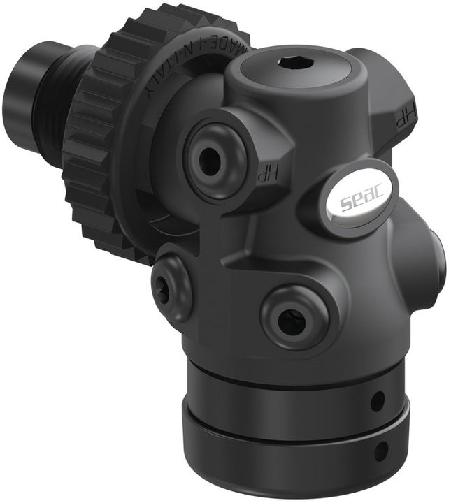 SEAC IT500 ICE 300 Bar DIN Black 1st Stage | Balanced Diaphragm