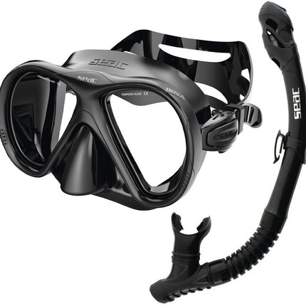 Seac Set Bis Iena Dry | Mask & Dry Top Snorkel