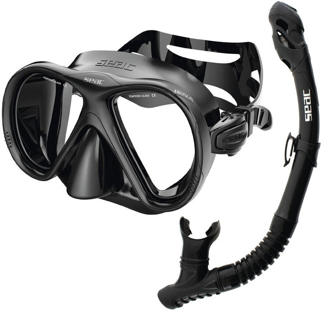 Seac Set Bis Iena Dry | Mask & Dry Top Snorkel